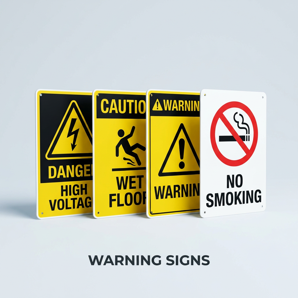 Warning and Safety Sign Printing in Bangalore