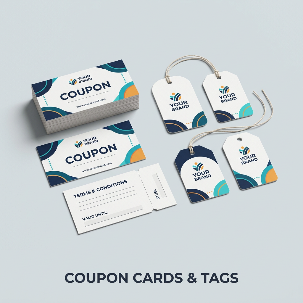 Coupon Cards and Tags Printing in Bangalore