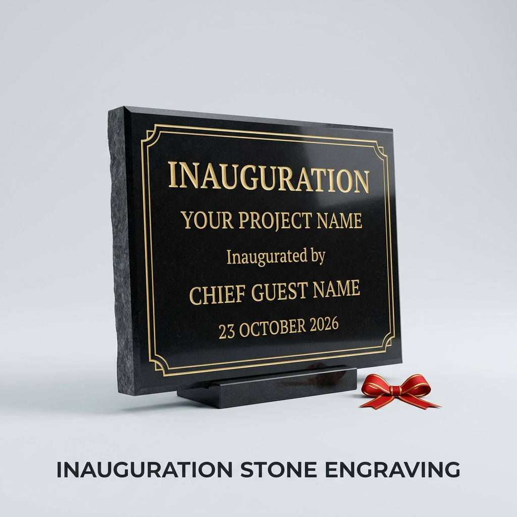 Inauguration Stone Engraving in Bangalore